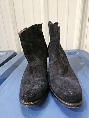 Penelope Chilvers Black Suede Ankle Boots